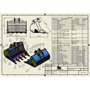 GODET SQUELETTE 900MM 4T-6T - SANS ATTACHE 2