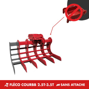 GODET FLECO COURBB 4T-6T - SANS ATTACHE