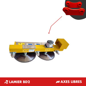 LAMIER BD2 - PLATINE AXES LIBRES