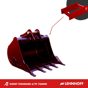 GODET TRANCHEE 6T-9T 760MM - LEHNHOFF MS08