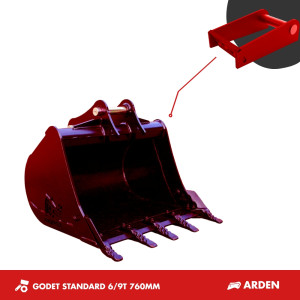 GODET TRANCHEE 6T-9T 760MM - ARDEN QA21