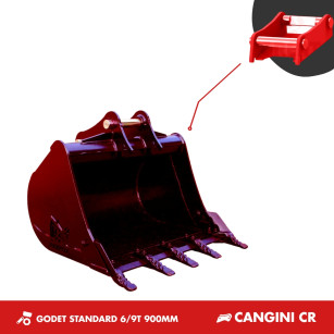 GODET TRANCHEE 6T-9T 900MM - CANGINI CR70