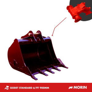 GODET TRANCHEE 6T-9T 900MM - MORIN M3