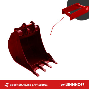 GODET TRANCHEE 6T-9T 600MM - LEHNHOFF SW08