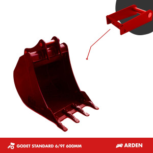 GODET TRANCHEE 6T-9T 600MM - ARDEN QA21