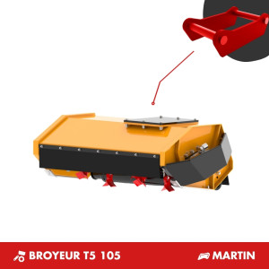 BROYEUR T5 105 - PLATINE MARTIN M10