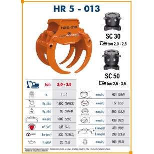 GRAPPIN MULTI USAGE HR5-013 - AXES LIBRES