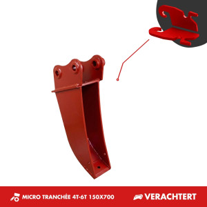 GODET MICRO-TRANCHÉE 4T-6T 150mm - VERCHTERT CW10