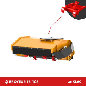 BROYEUR T5 105 - PLATINE KLAC E