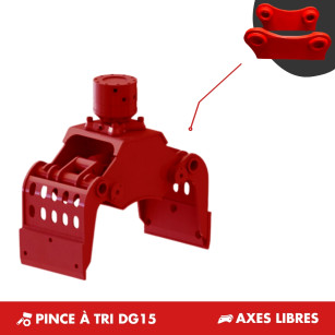 PINCE À TRI DG15 - PLATINE AXES LIBRES