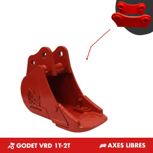 GODET VRD 1.5T-2T 300mm - AXES LIBRES