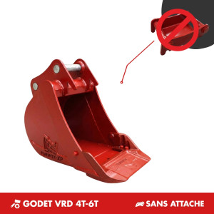 GODET VRD 4T-6T 300mm - SANS ATTACHE