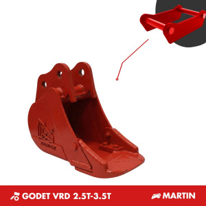 GODET VRD 2.5T-3.5T 300mm - MARTIN M03