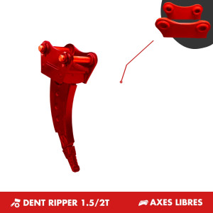 DENT RIPPER 1.5/2T - PLATINE AXES LIBRES