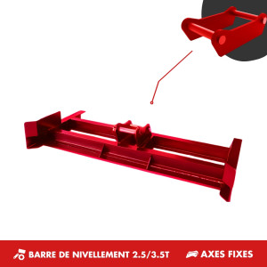 BARRE DE NIVELLEMENT 2T-3.5T - AXES FIXES