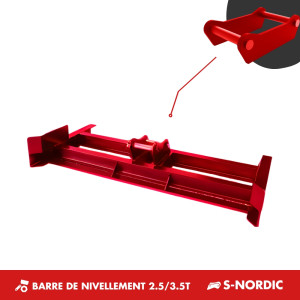 BARRE DE NIVELLEMENT 2T-3.5T - S40
