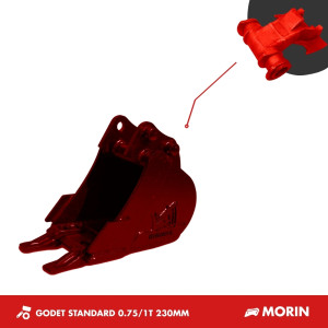 GODET TRANCHEE 0.75-1T 230MM - MORIN M0