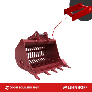 GODET SQUELETTE 900MM 4T-6T - LEHNHOFF SW03