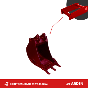 GODET TRANCHEE 6T-9T 450MM - ARDEN QA21