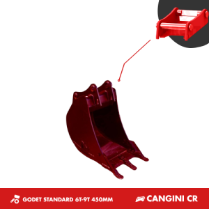 GODET TRANCHEE 6T-9T 450MM - CANGINI CR70