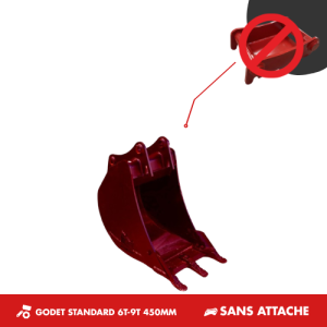 GODET TRANCHEE 6T-9T 450MM - SANS ATTACHE