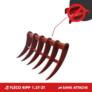 GODET FLECO RIPP 1.5T-2T - SANS ATTACHE
