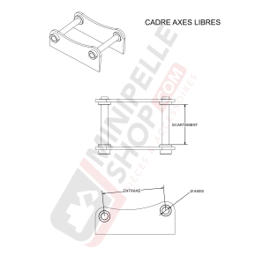 BARRE DE NIVELLEMENT TILT 2T-3.5T - PLATINE AXES LIBRES