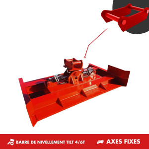 BARRE DE NIVELLEMENT TILT 4T-6T - PLATINE AXES FIXES