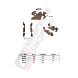 PAIRE D'OREILLE VERACHTERT REVERSIBLE CW20