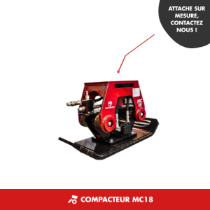 COMPACTEUR MC18 PLAQUE VIBRANTE