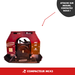 COMPACTEUR MC43 PLAQUE VIBRANTE