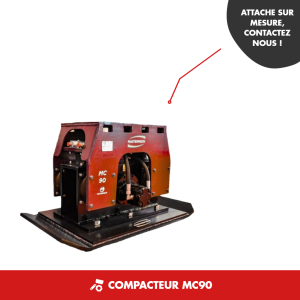 COMPACTEUR MC90 PLAQUE VIBRANTE