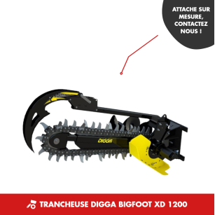 TRANCHEUSE DIGGA BIGFOOT XD 1200