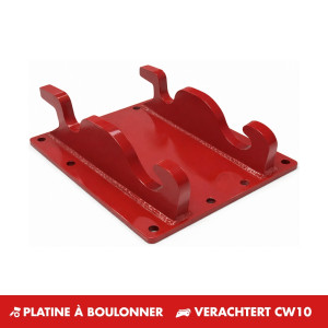 PLATINE A BOULONNER VERACHTERT CW10