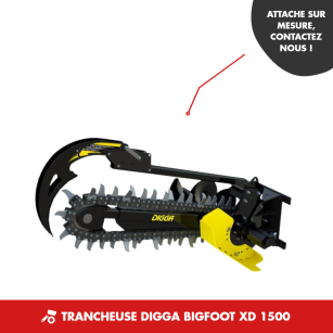 TRANCHEUSE DIGGA BIGFOOT XD 1500
