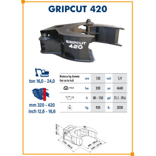 GRAPPIN COUPEUR GRIPCUT 420