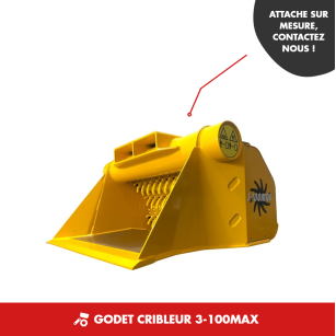 GODET CRIBLEUR 3-100MAX