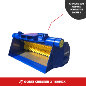 GODET CRIBLEUR 3-150HDX