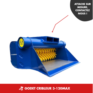 GODET CRIBLEUR 3-120MAX
