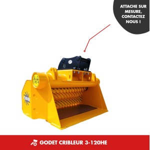 GODET CRIBLEUR 3-120HE