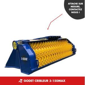 GODET CRIBLEUR 3-150MAX