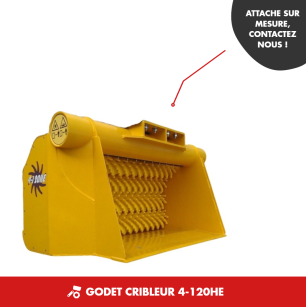 GODET CRIBLEUR 4-120HE