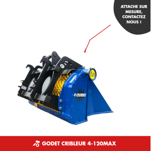 GODET CRIBLEUR 4-120MAX