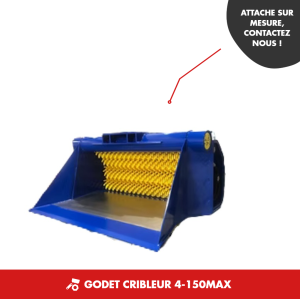 GODET CRIBLEUR 4-150MAX