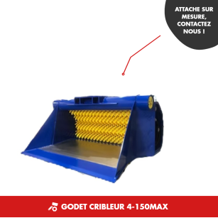 GODET CRIBLEUR 4-150MAX