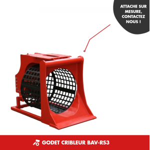 GODET CRIBLEUR BAV-RS3