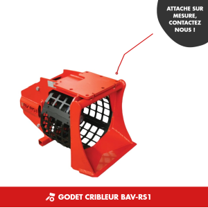 GODET CRIBLEUR BAV-RS1