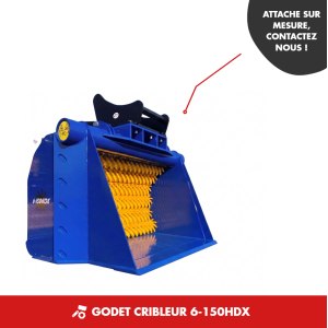 GODET CRIBLEUR 6-150HDX