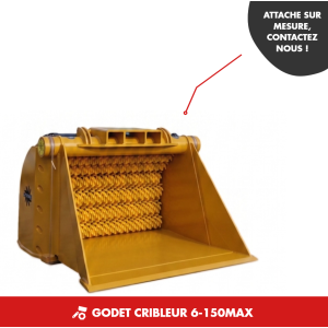 GODET CRIBLEUR 6-150MAX