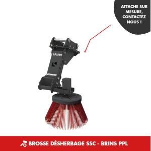BROSSE DE DÉSHERBAGE CANGINI SSC - BRINS PPL